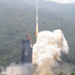 A CZ-2C rocket launch with Yaogan-30 satellites