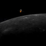 Chang'e 5 in lunar orbit / Weixin