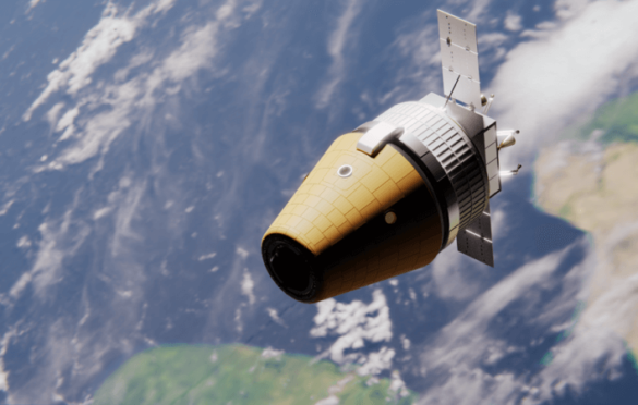 Gaganyaan spacecraft image render / ISRO