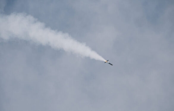 Rakieta LAD w locie / Equatorial Space Systems