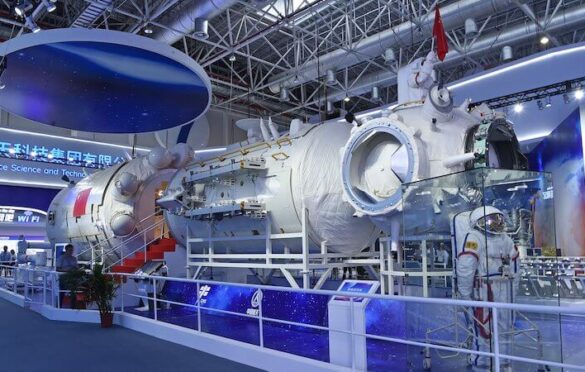 Model modulu Tianhe na Airshow China w 2018 roku / CNSA