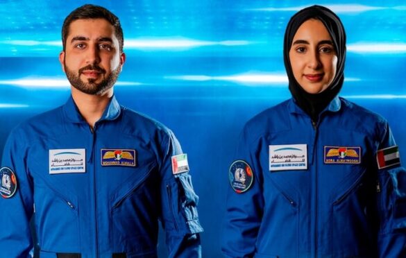 Nowi astronauci z ZEA: Muhammad al-Mulla oraz Nura al-Matruszi / MBRSC / WAM / AP