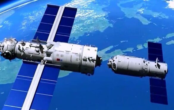 Statek Tianzhou 2 cumuje do modułu Tianhe / CNSA
