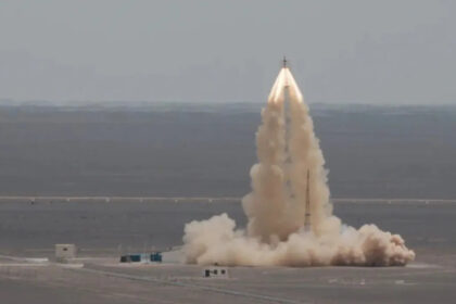 Test systemu ratunkowego (tzw Pad Abort) statku kosmicznego Mengzhou z 17.07.2025 / Foto: CMSA